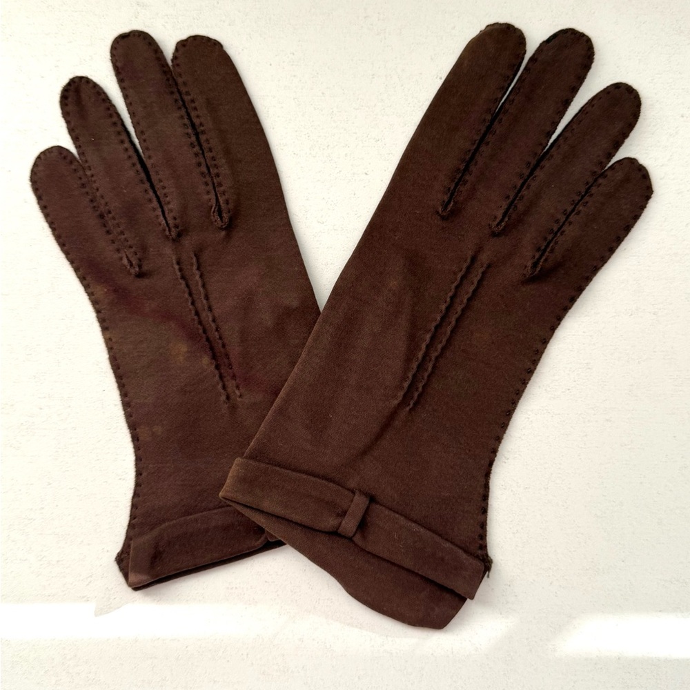 Vintage‎ Classic Brown Women's Gloves